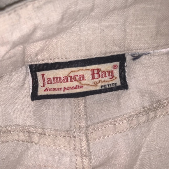 Jamaica Bay Linen capri pants size 8 - Picture 5 of 5